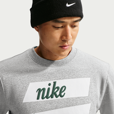 ナイキ スクワッドニット Nike Club Men's Fleece Crew-Neck Sweatshirt. Nike JP